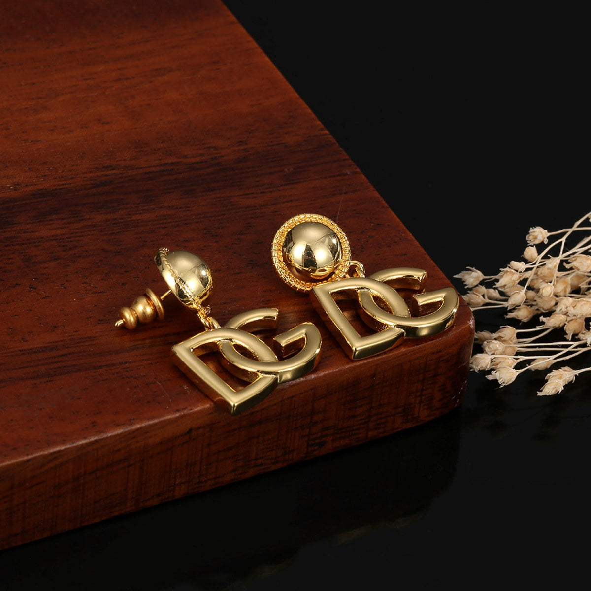DG Earrings - 18K Yellow Gold