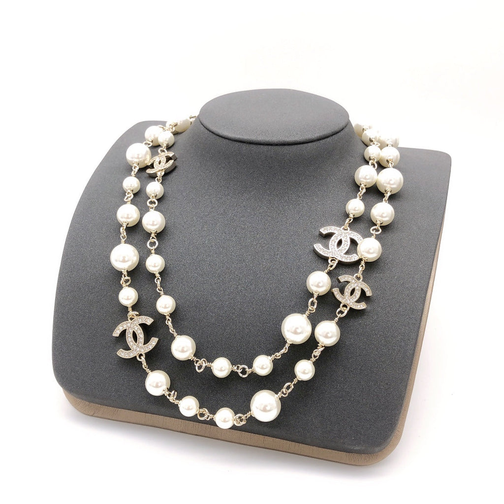 Chanel Long Pearl Necklace
