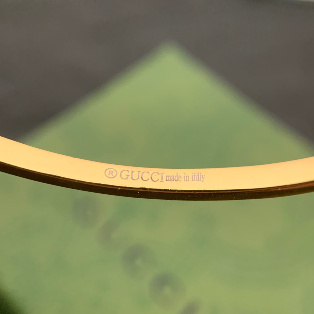 Gucci Double G Running Diamond Cuff Bracelet