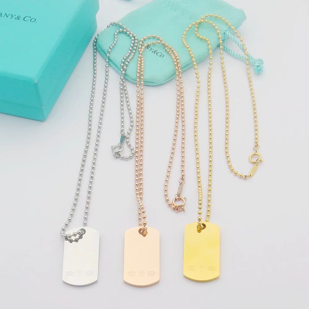 Tiffany 1837 Makers I.D. Tag Pendant Necklace