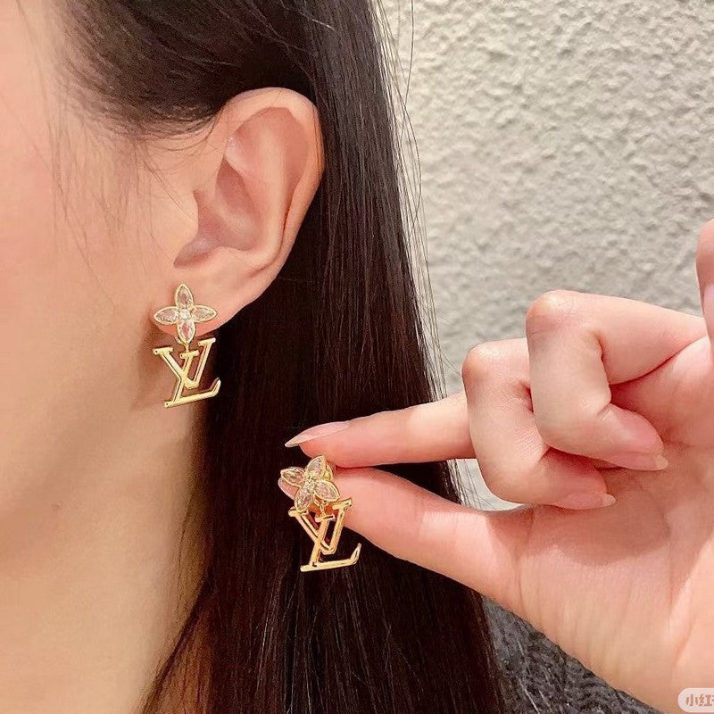 Louis Vuitton Iconic Crystal Earrings - 18K Gold