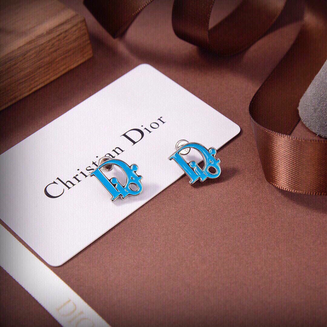 Dior Blue Earrings