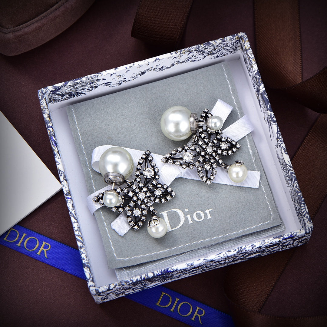 Dior Tribales Butterfly Earrings