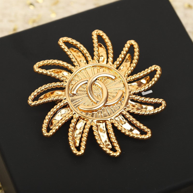 Chanel Sunflower Brooch