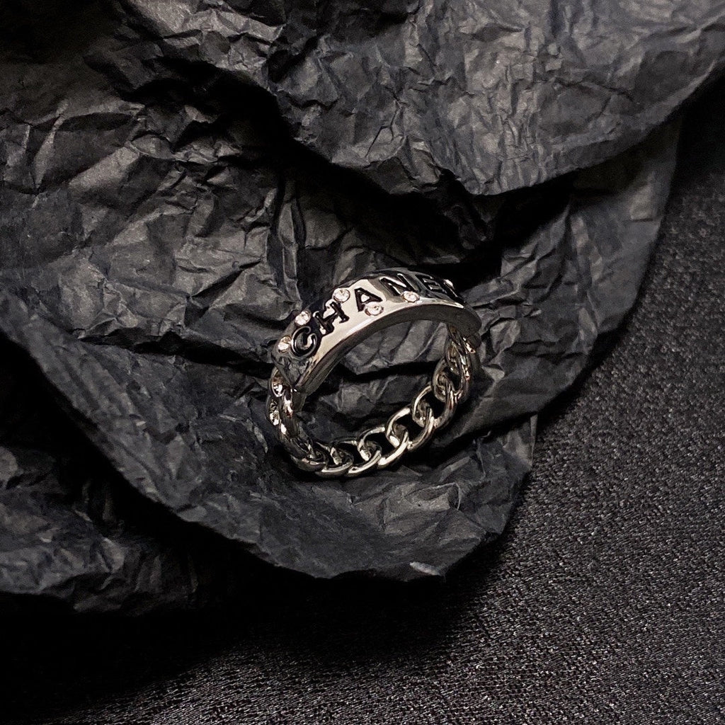 Chanel Chain Link Ring - 18K White Gold