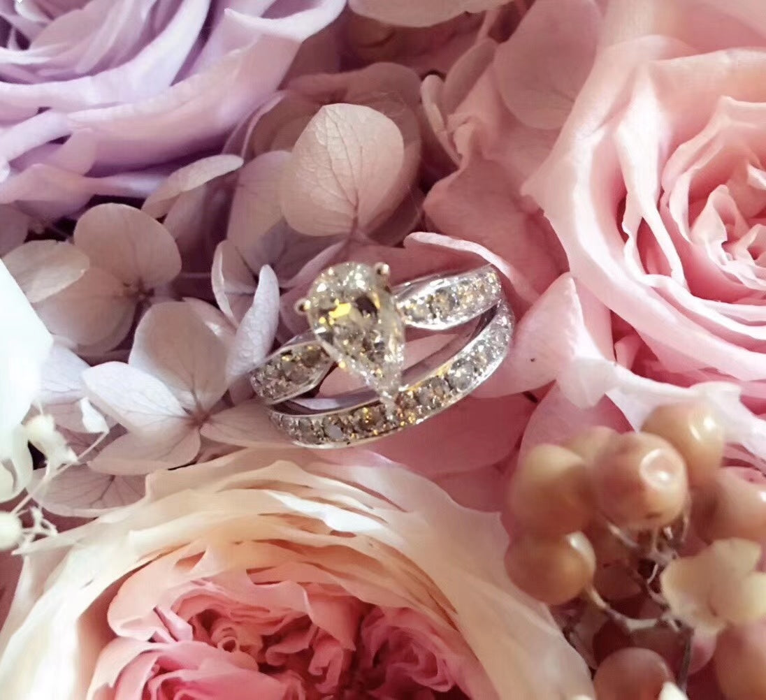 Josephine Engagement Ring - 18K White Gold