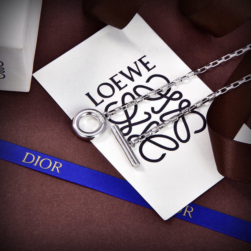 LOEWE Anagram Letter Necklace