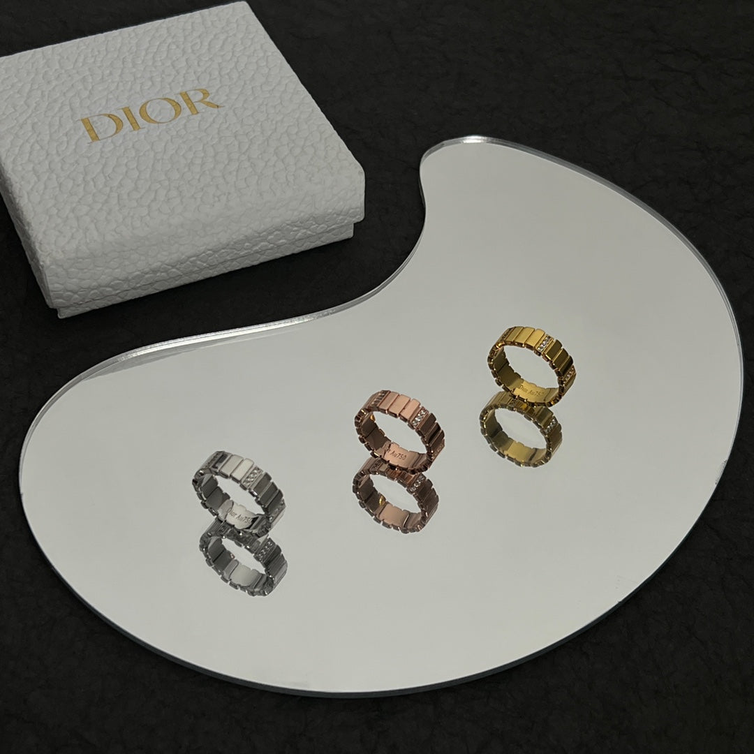 Dior Gem Diamond Ring - 18K Gold