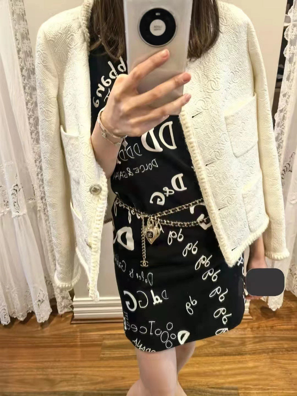 Chanel Heart Pendant Necklace