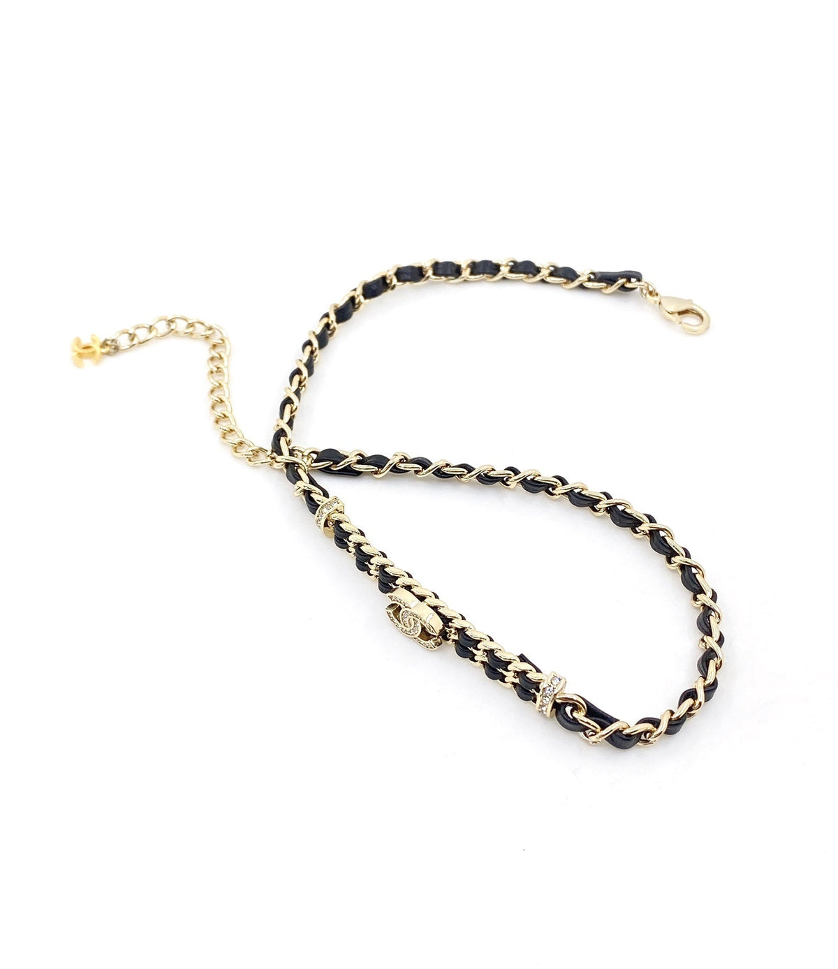 Chanel Leather Choker Necklace