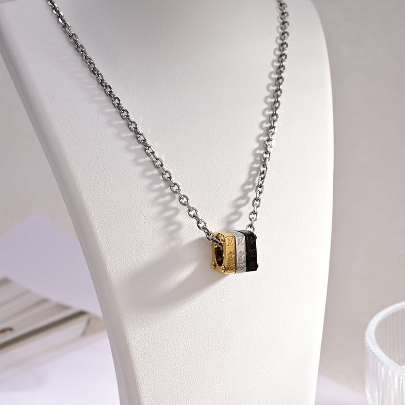 Louis Vuitton Bold Tri-Color Necklace