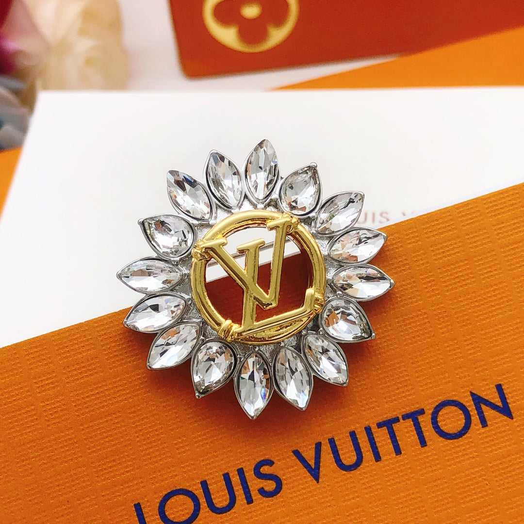 Louis Vuitton Sunflower Brooch