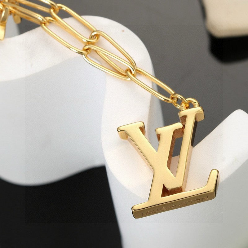 Louis Vuitton Pink Crystal Necklace