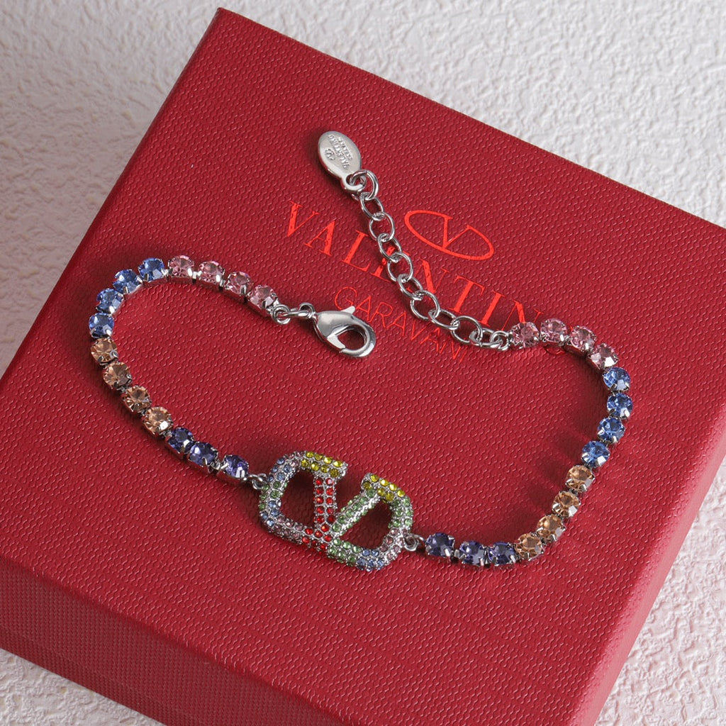 Valentino Multi-Color Crystal Bracelet