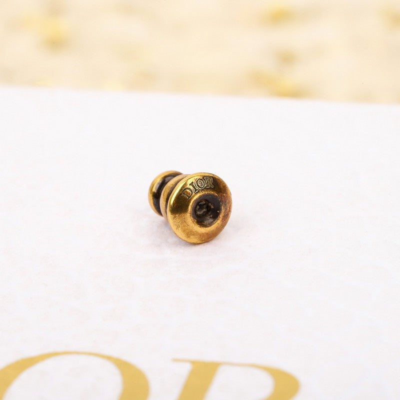 Dior Long Pearl Earrings - 18K Yellow Gold