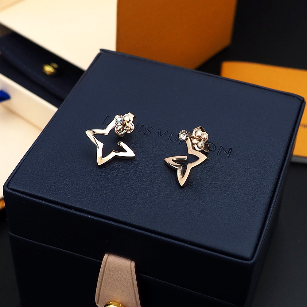 Louis Vuitton Blossom Mini Hoops Earrings - 18K Gold
