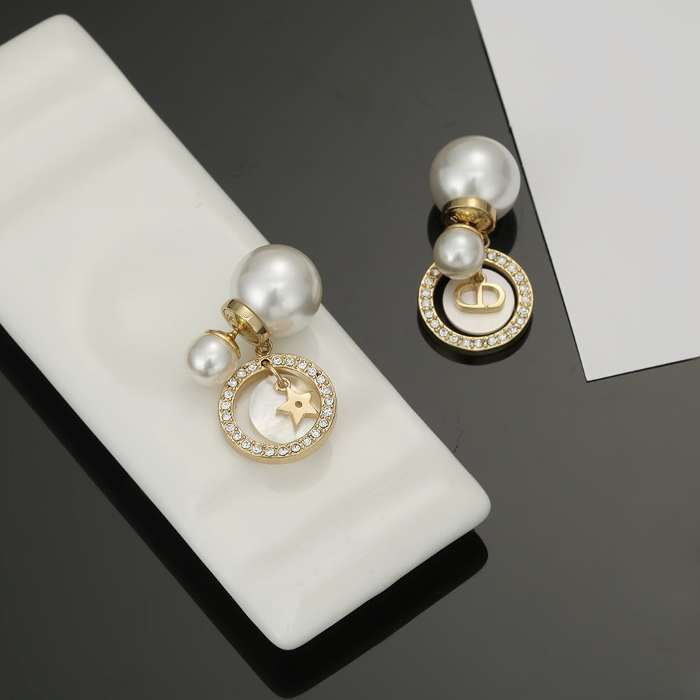 Dior Tribales Pearl Earrings