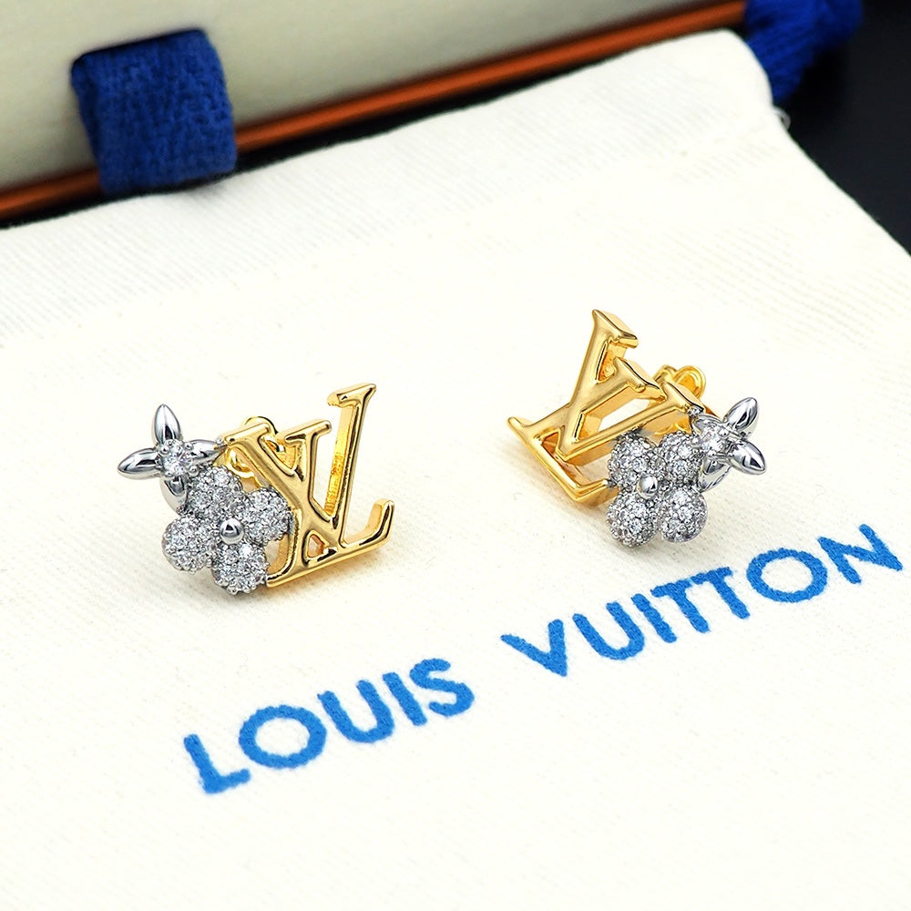 Louis Vuitton Gram Earrings - 18K Yellow Gold