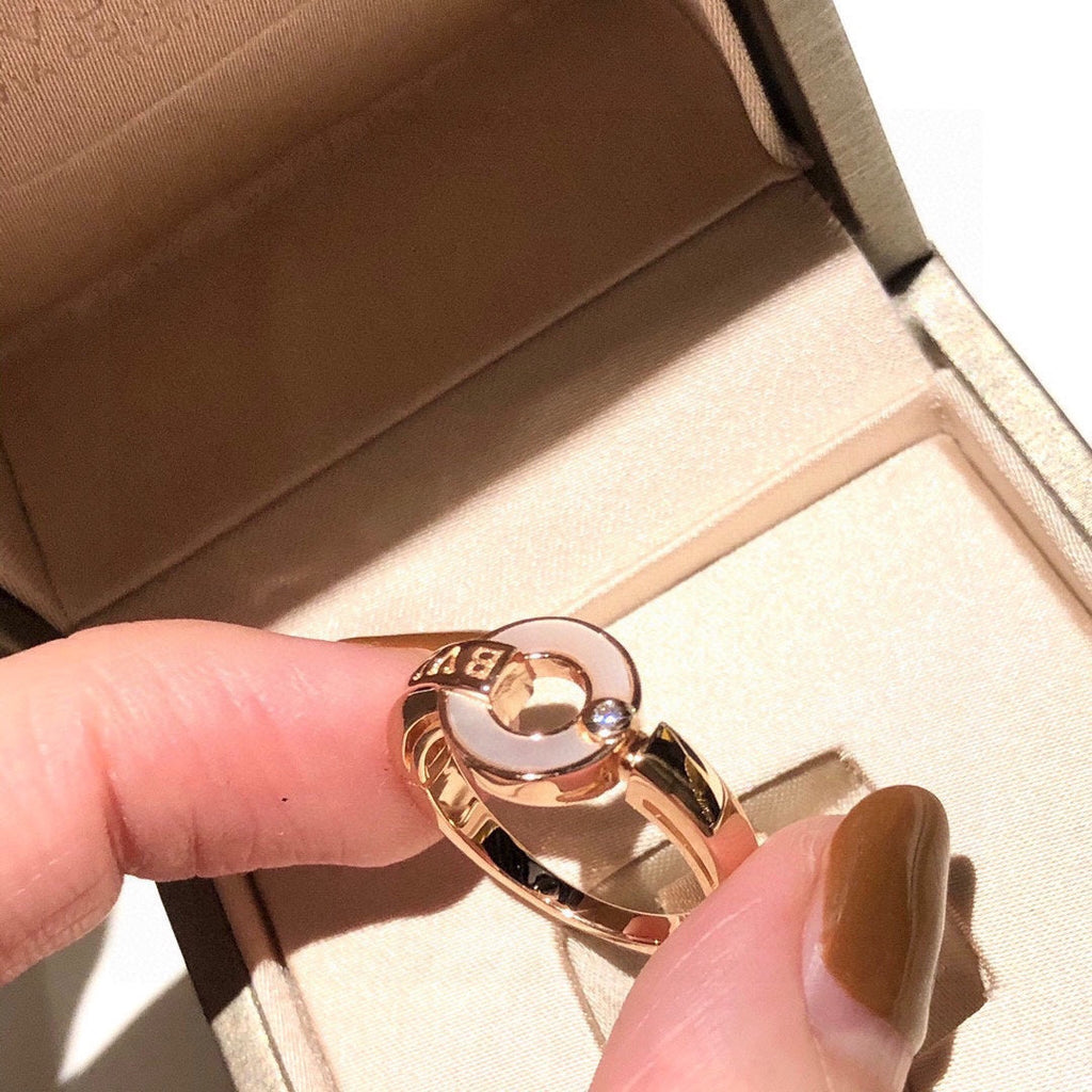 Bvlgari Pearl Ring - 18K Rose Gold