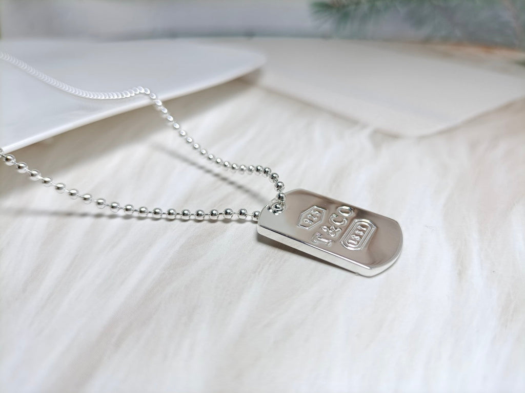 Tiffany 1837 Tag Pendant Necklace