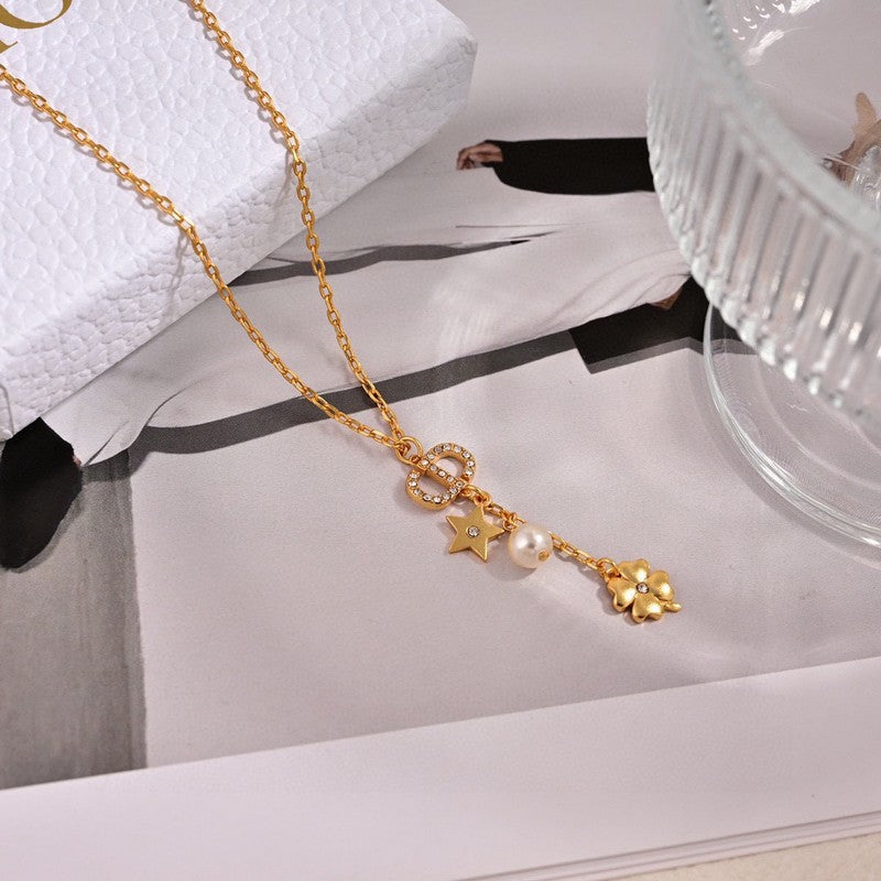 Dior Petit CD Lucky Charms Necklace