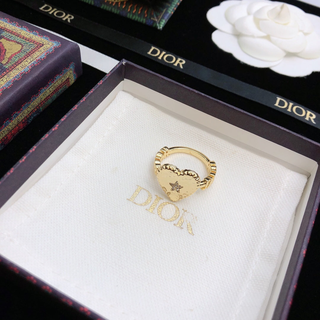 Dior J'adior Heart Ring - 18K Yellow Gold