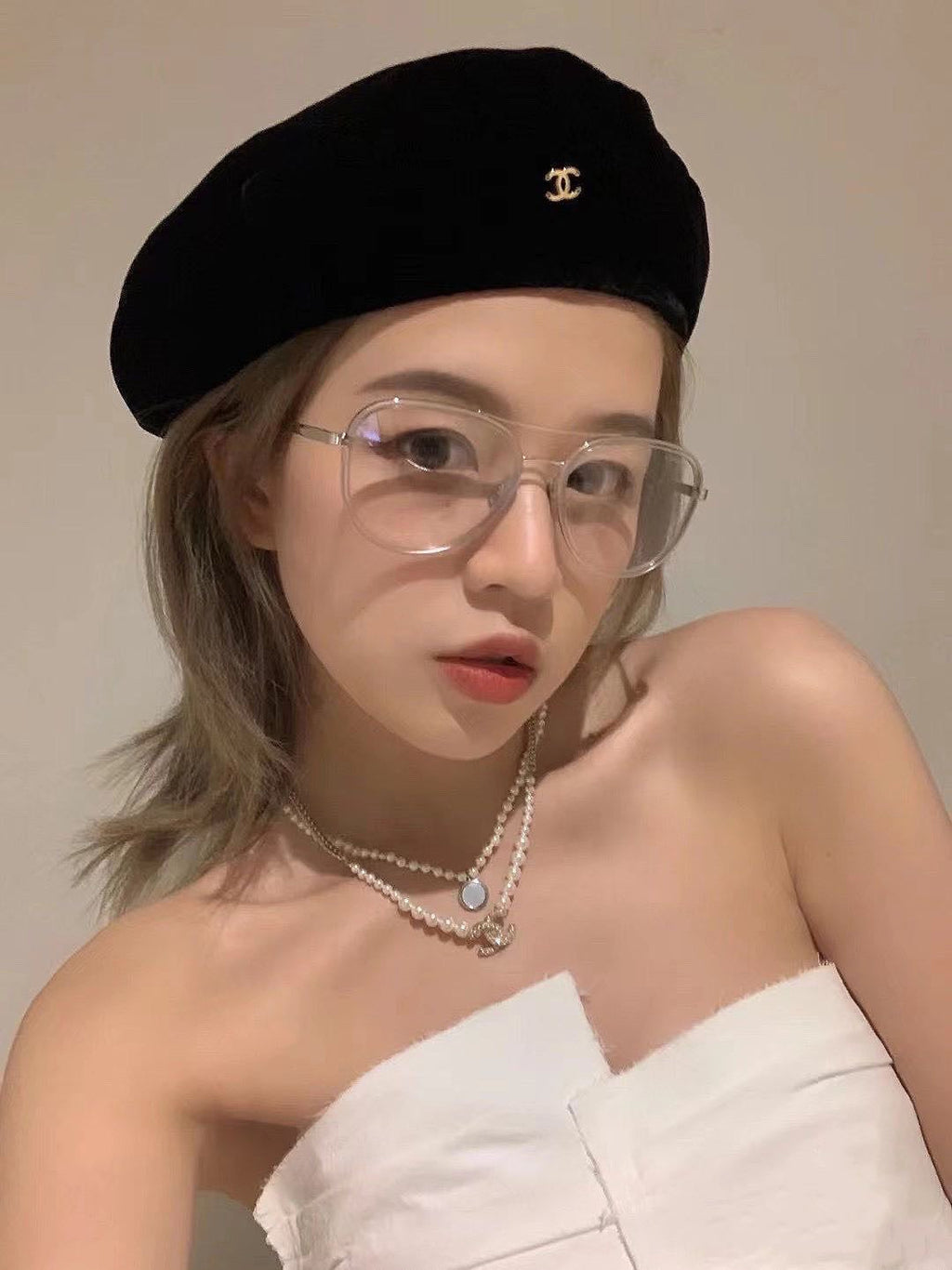 Chanel Pearls Choker Necklace