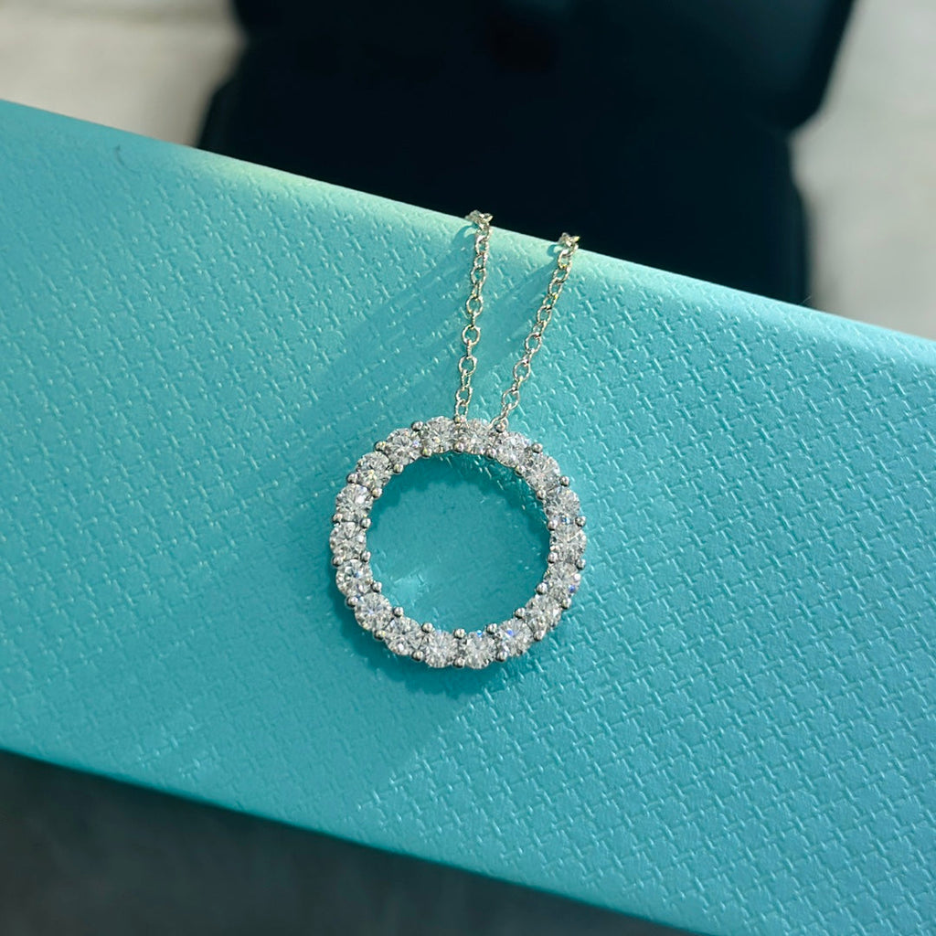 Tiffany Circle Diamond Necklace