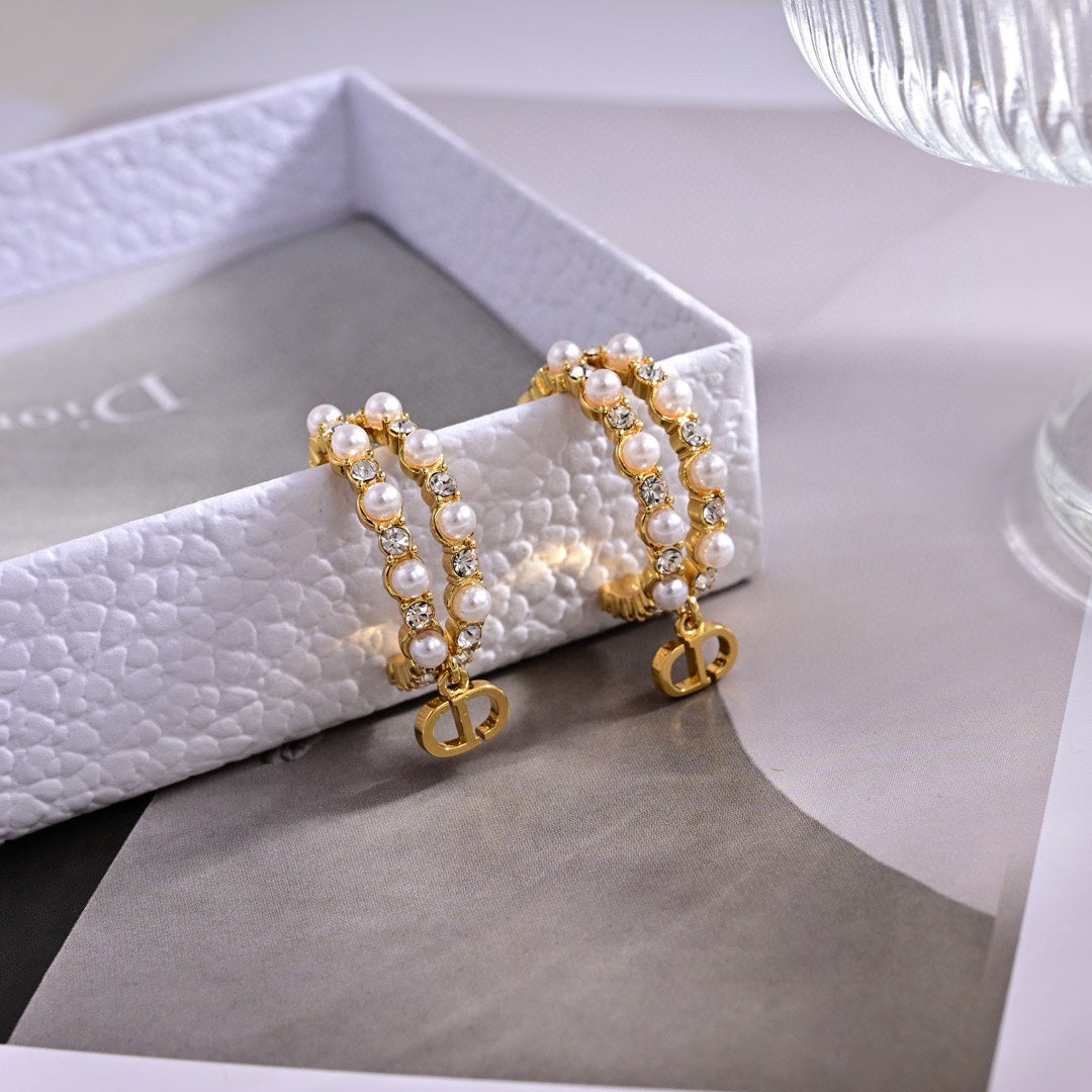 Dior Petit CD Treasure Earrings