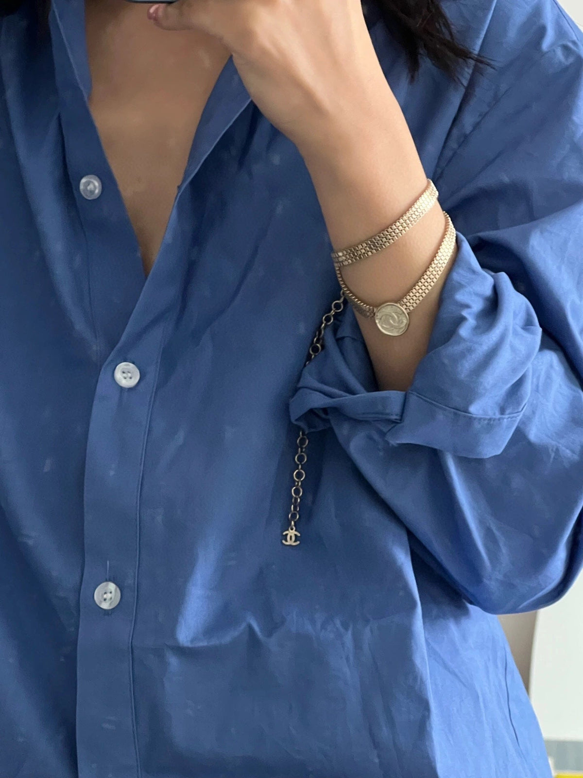Chanel Choker Chain Necklace