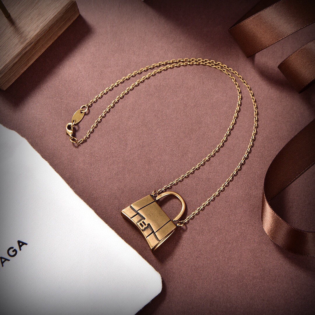 Balenciaga Hourglass Bag Necklace