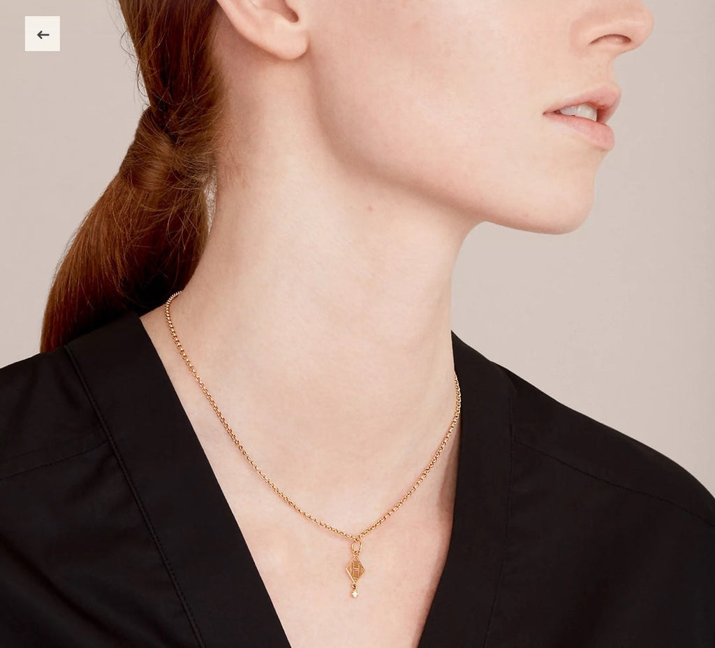 Hermes Gambade Pendant Necklace