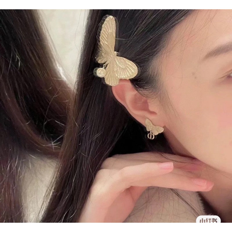 Dior Butterfly Earrings