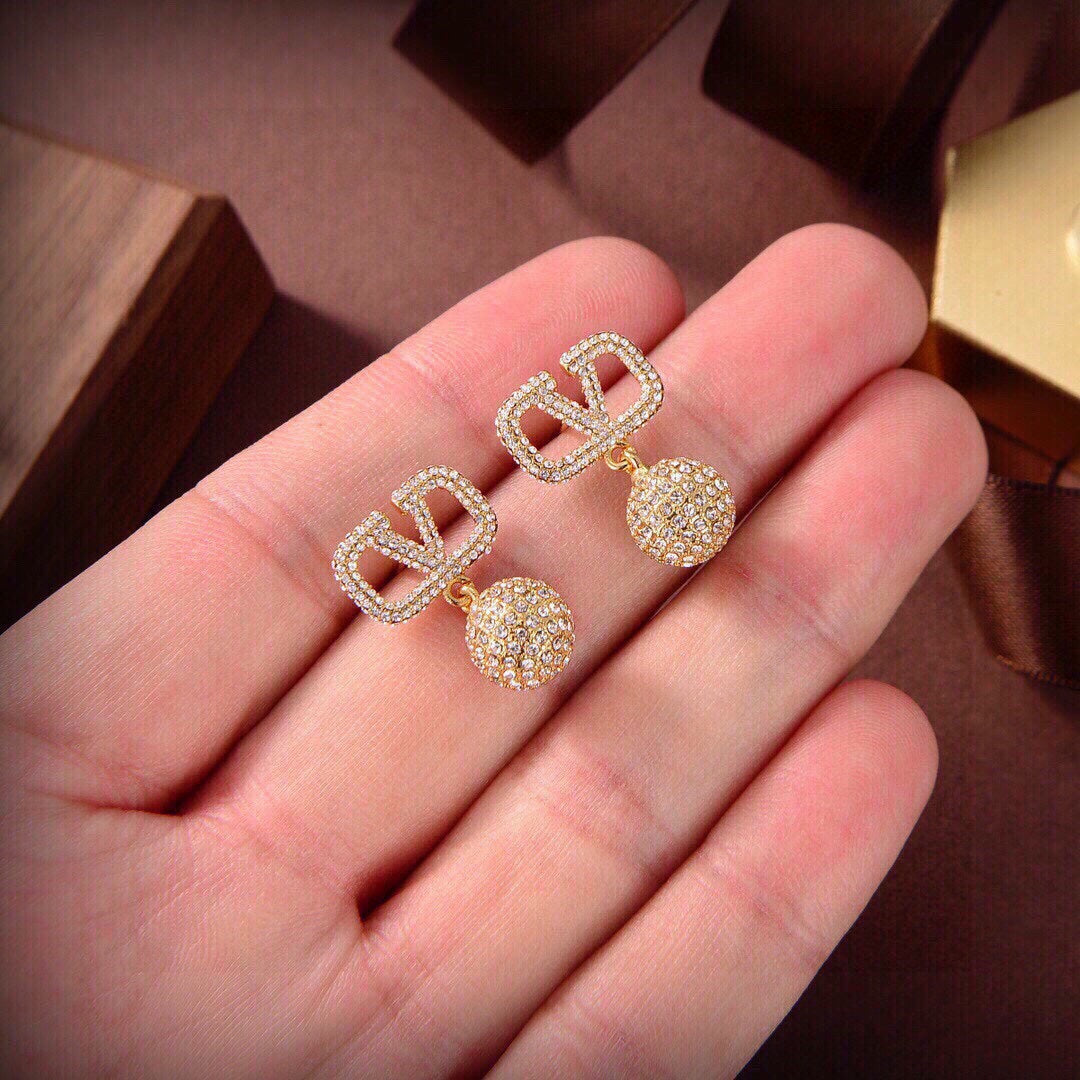 Valentino Diamond Earrings - 18K Rose Gold