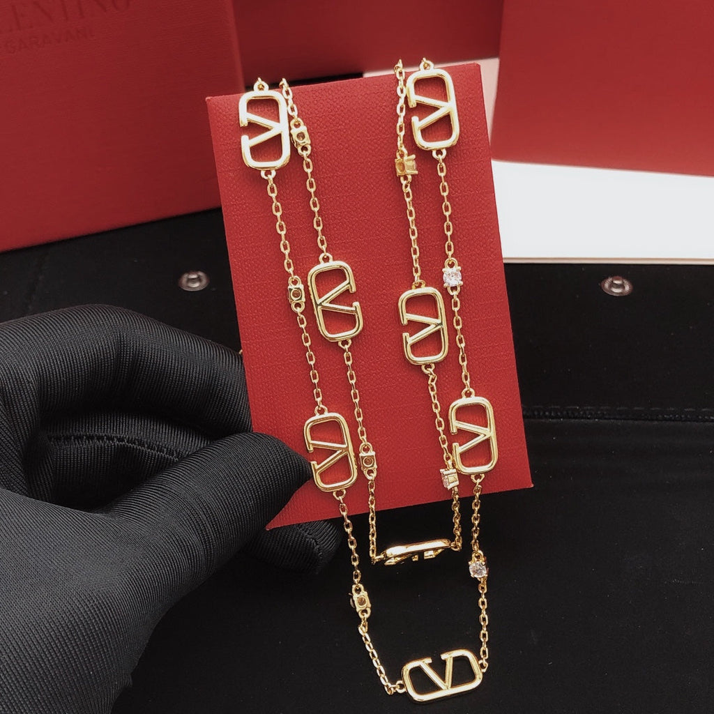 Valentino Long Diamond Necklace