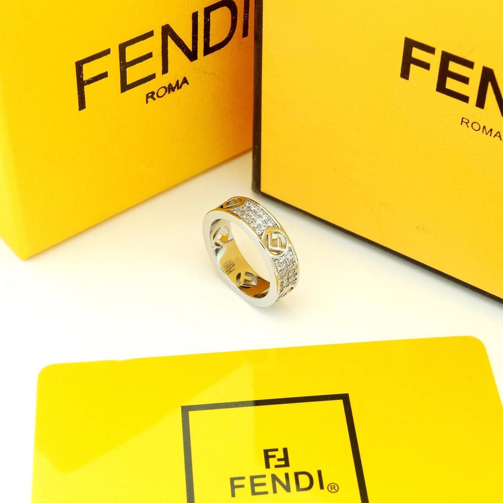 Fendi Is Ring - 18K White Gold