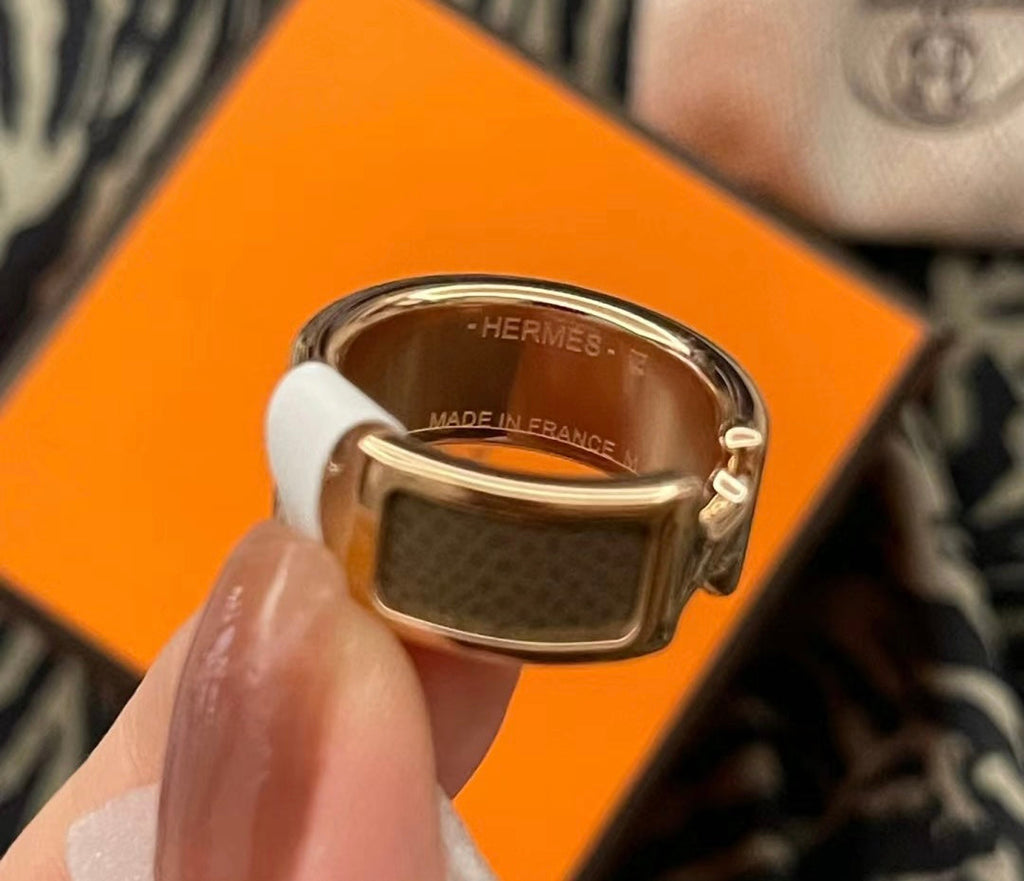 Hermes Olympe Ring - 18K Rose Gold