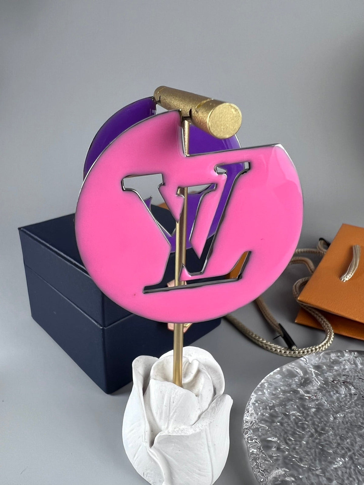 Louis Vuitton Perfect Match Pink/Purple Earrings - 18K Gold