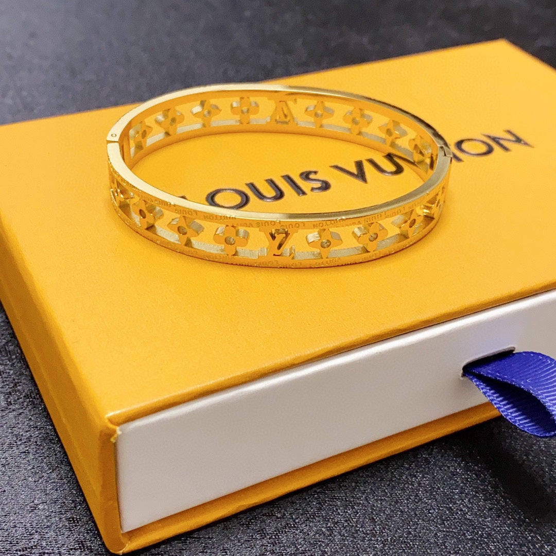 Louis Vuitton Crystal Hollow Bracelet