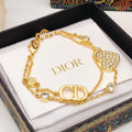 Dior Petit CD Heart Diamond Bracelet