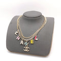 Chanel Color Typo Necklace