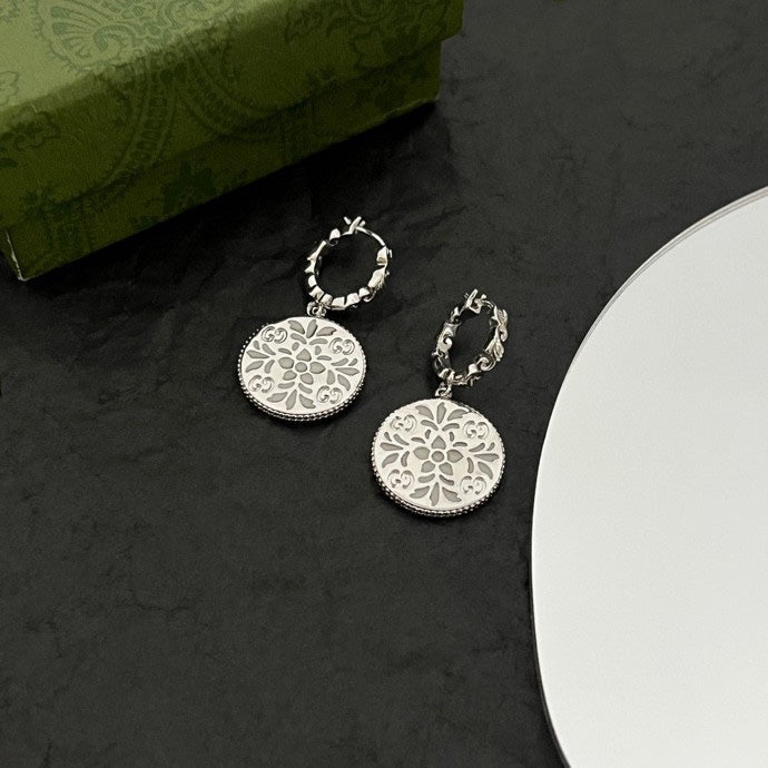 Gucci Double G Icon Blooms Earrings - 18K Gold