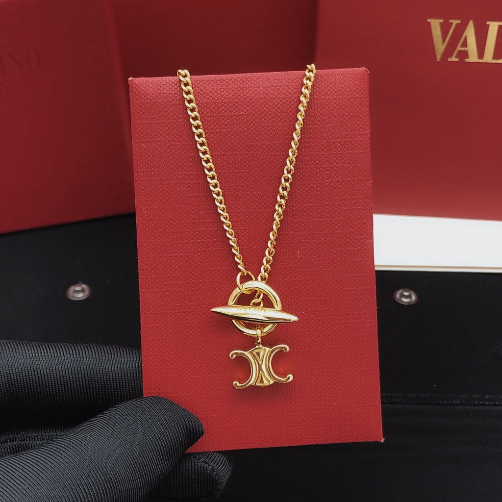 Celine Triomphe Celine Necklace