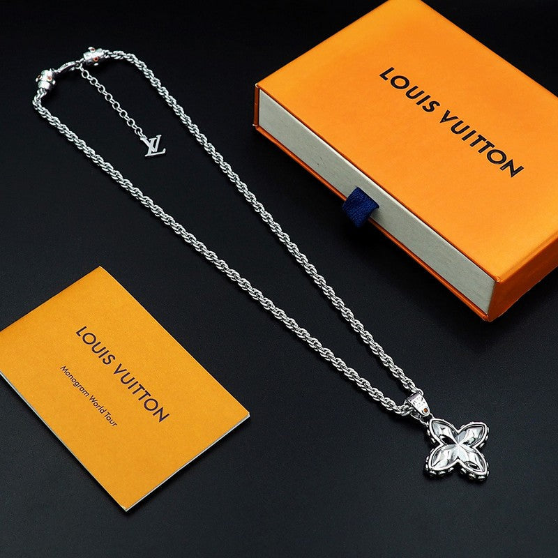 Louis Vuitton Flower Studs Necklace