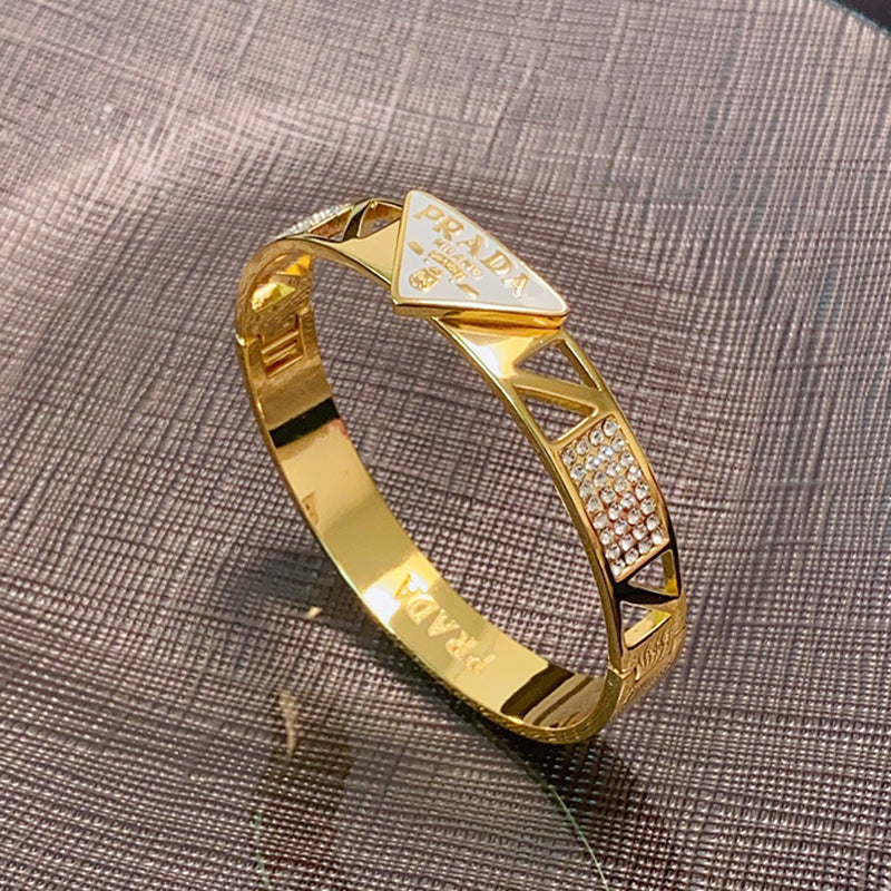 Prada Triangle Diamond Bracelet