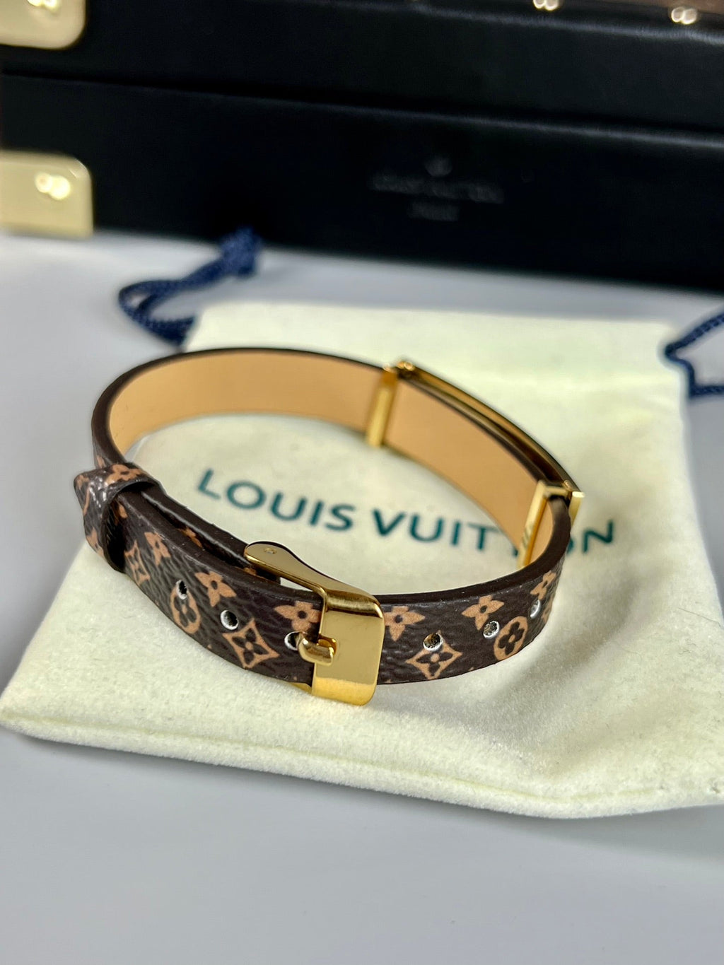 Louis Vuitton Leather Bracelet