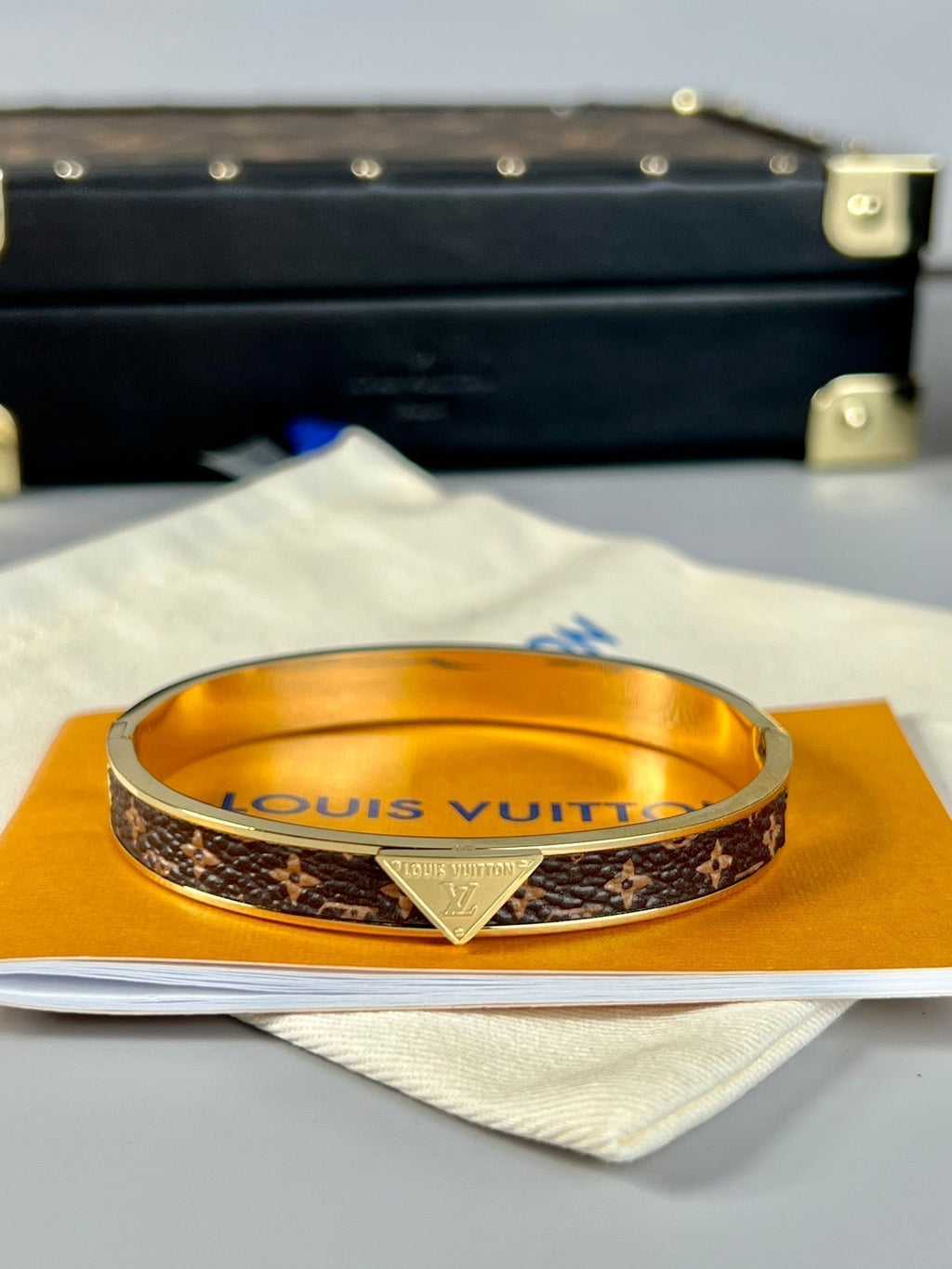 Louis Vuitton Vintage Leather Bracelet