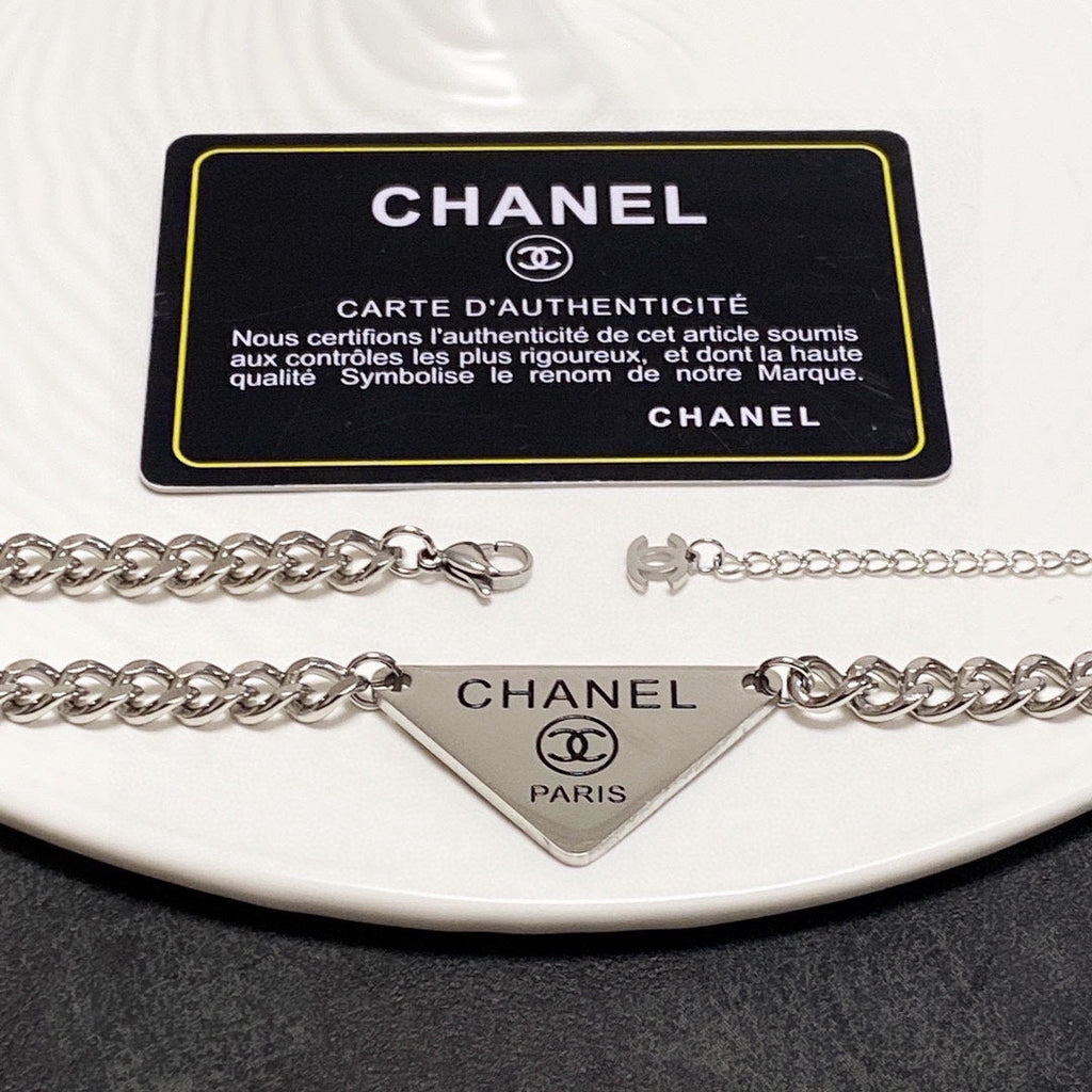 Chanel Triangle Necklace