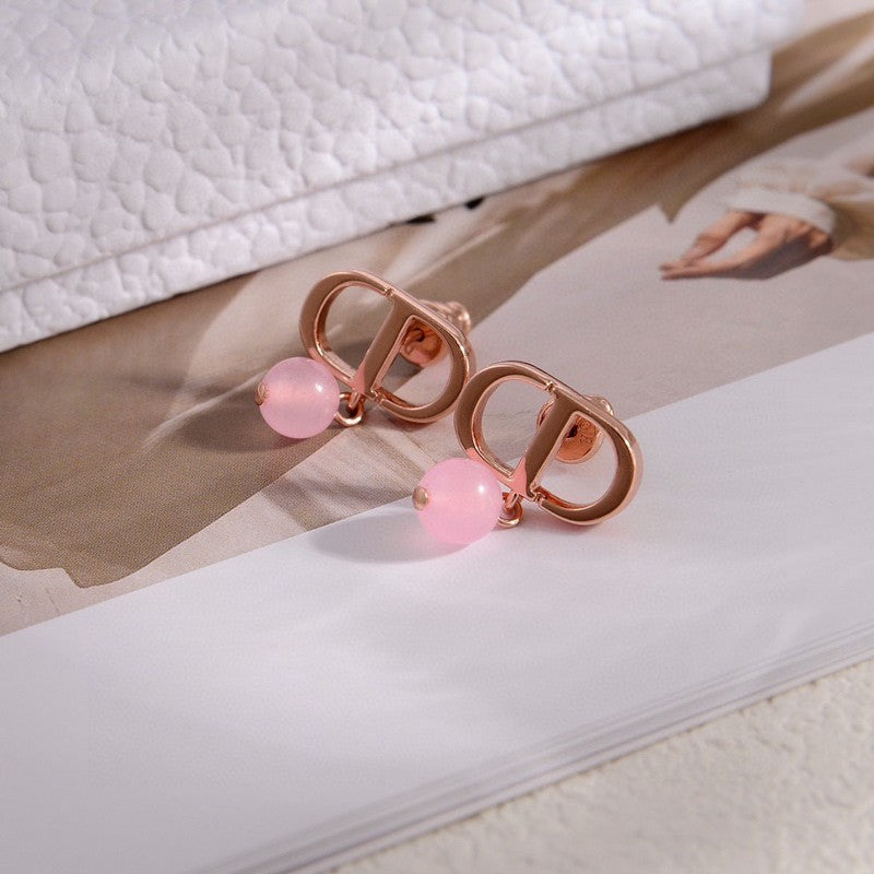 Dior Petit CD Pink Earrings