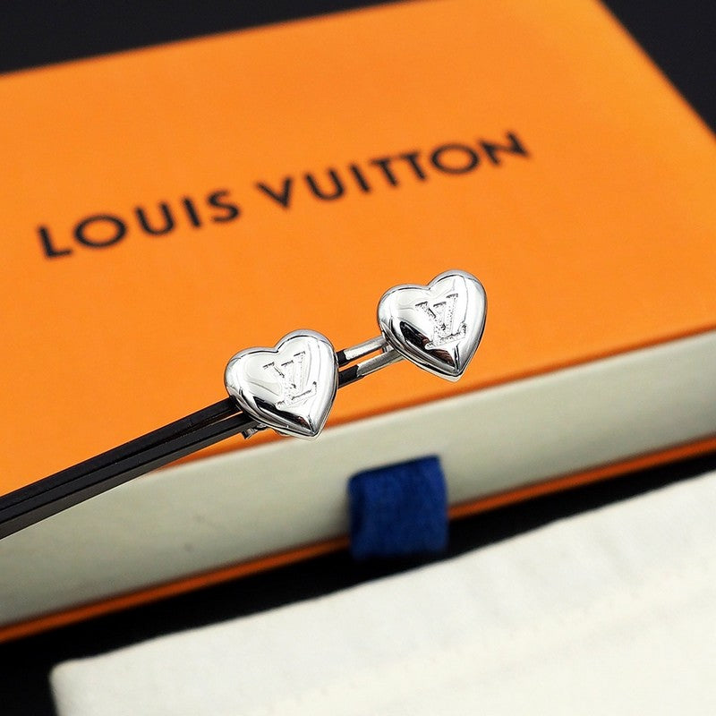 Louis Vuitton Heart Earrings - 18K Gold